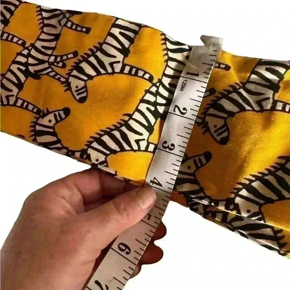 Compania Fantastica XL yellow ZEBRA high waist trouser shorts NWT - Picture 13 of 16